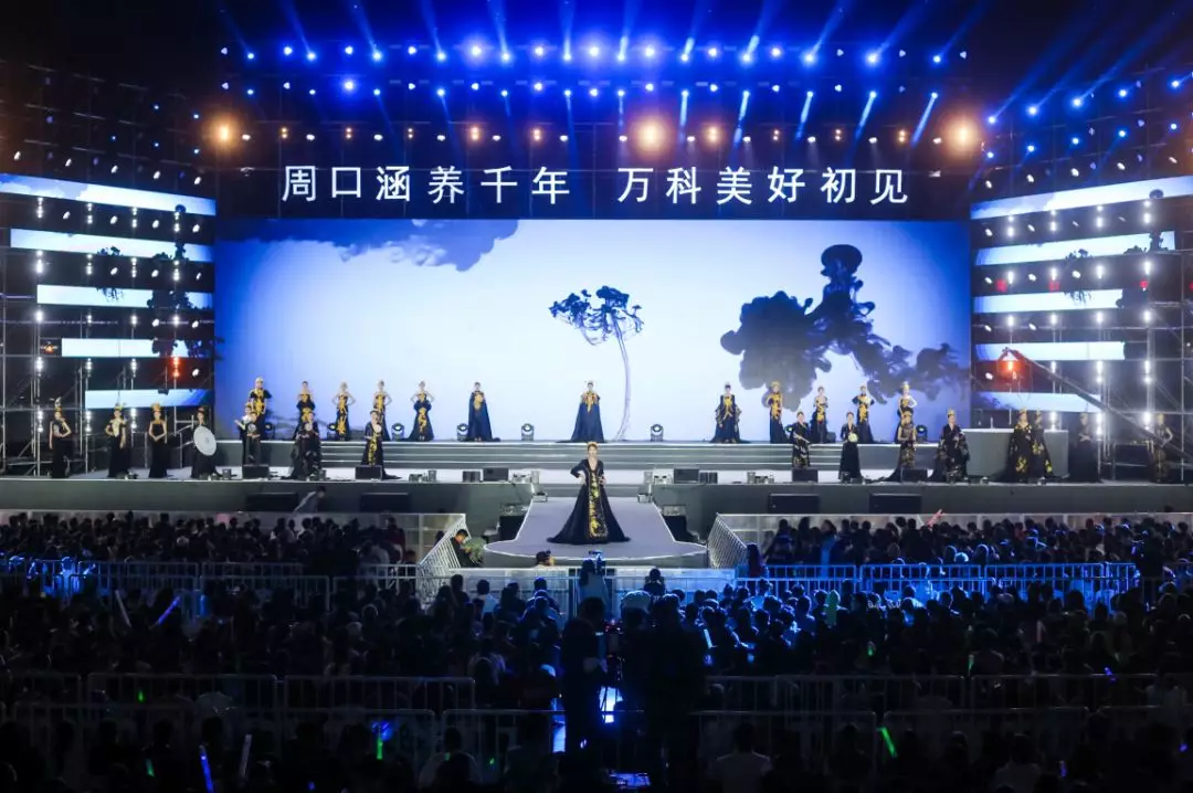 百架无人机 点亮周口夜空