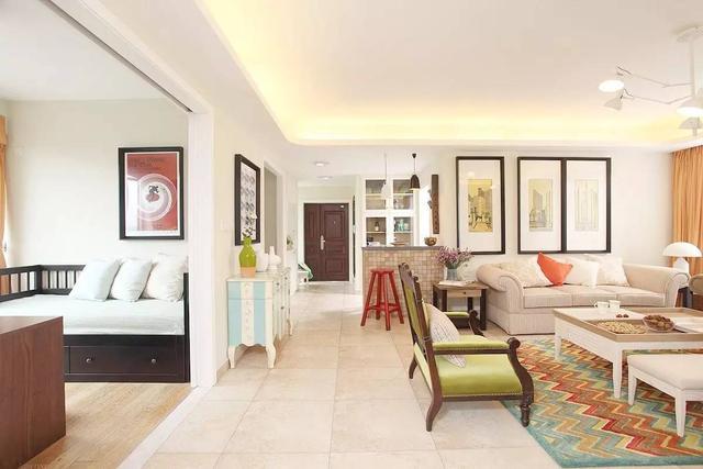 美娇妻装修的139平清新三室，颜色轻快有活力！我很满意！