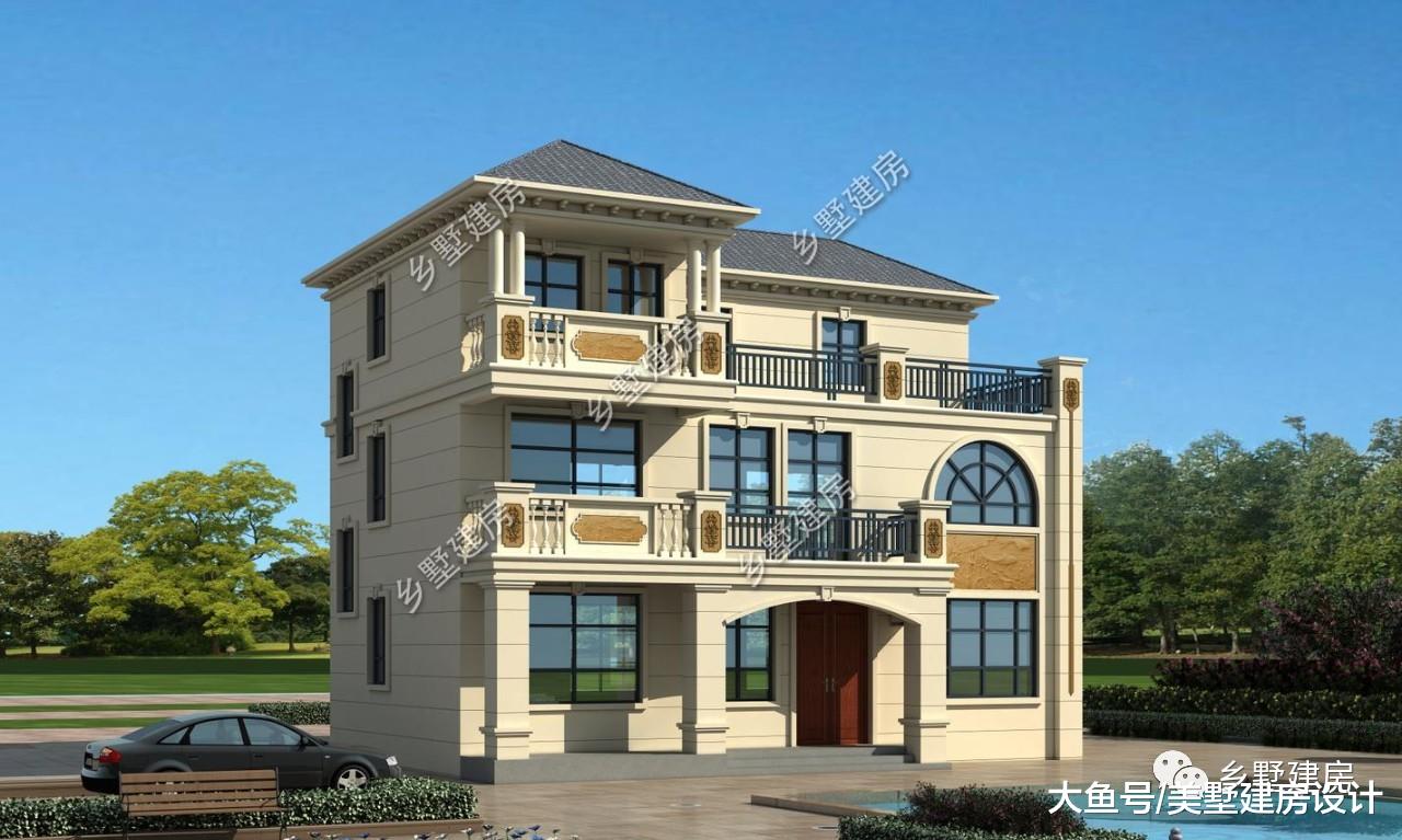 三层漂亮大别墅，在农村建一栋，住起来悠哉悠哉！