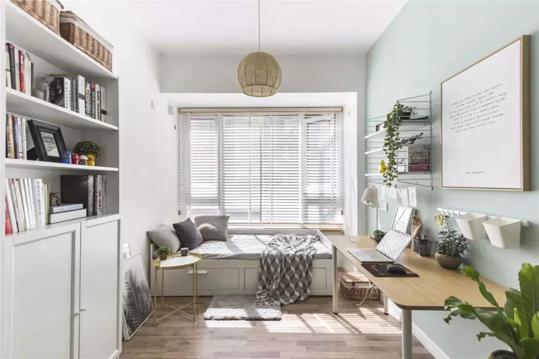 96平的北歐風三居室，清新文藝的軟裝搭配讓人喜歡