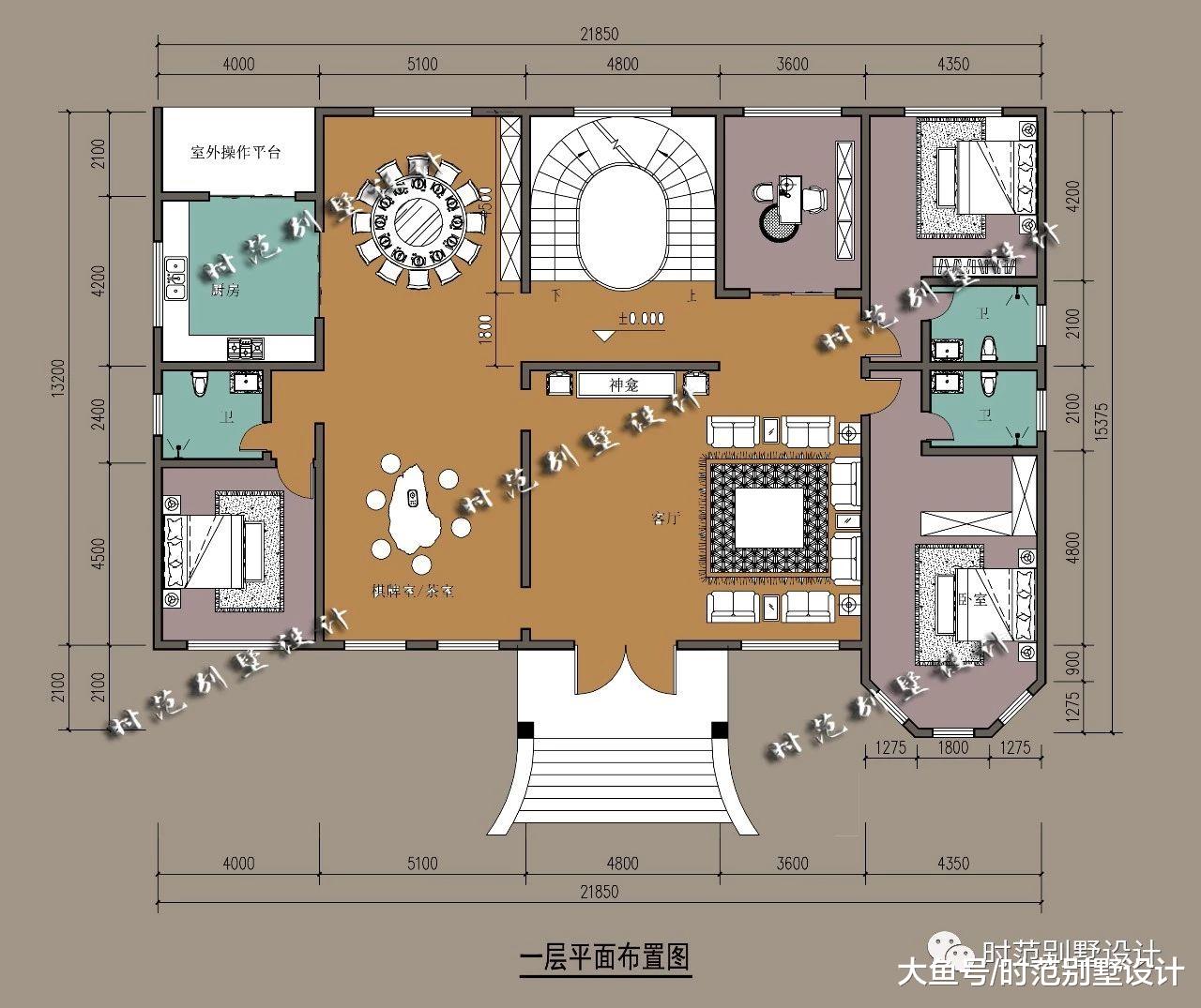 带凉亭，泳池，地下车库，影视厅的复式三层别墅，百万能建成吗？