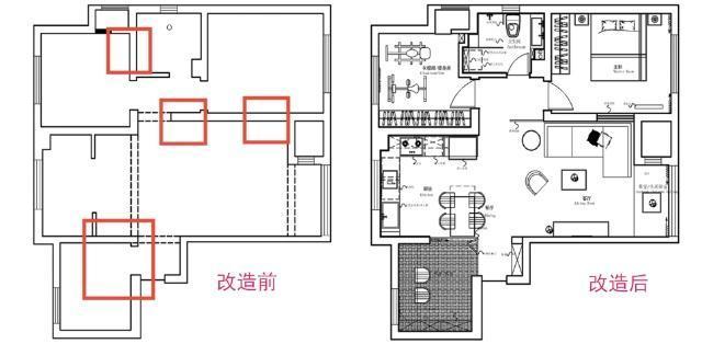 老公把沙發墻兩邊打通，陽臺墊高10cm，完工后大氣，曬曬！