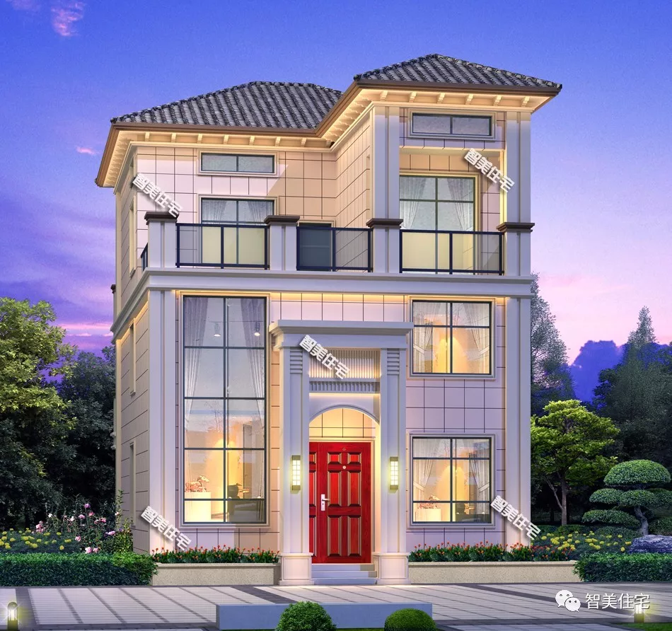 8栋建在江西农村的别墅，欧式VS新中式，美醉了我