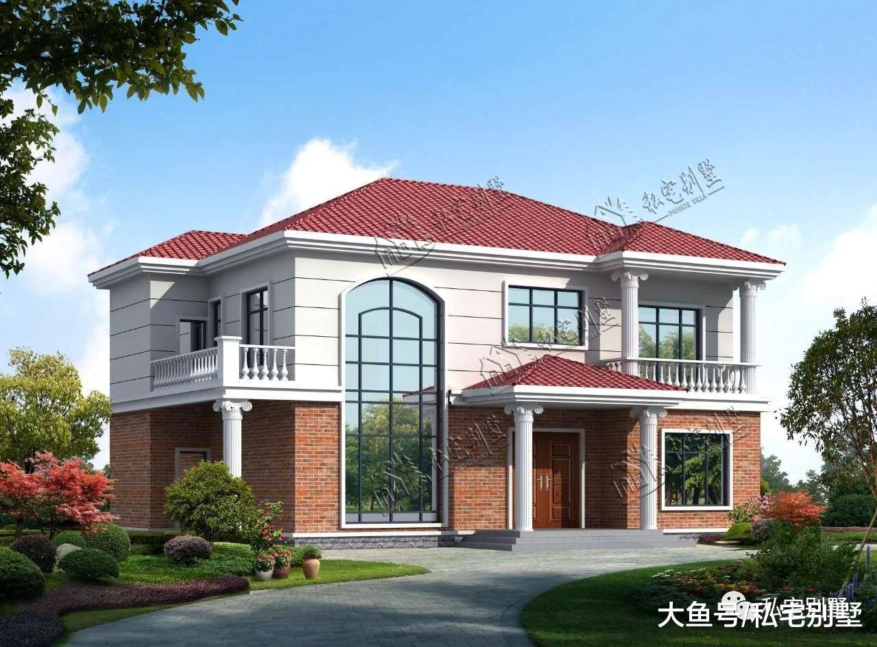 2019年農村自建房兩層熱門10款別墅戶型，選到就是賺到