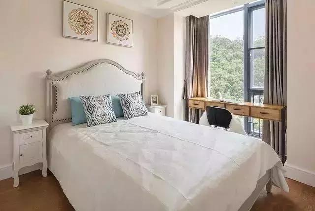 150平美轮美奂的美式四居，浅色硬装+柔美软装也能如此轻奢大气