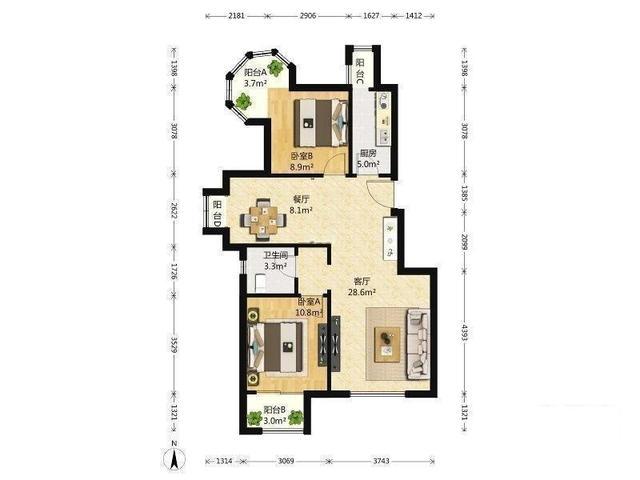 忍不住曬曬入住6個月的新房，浴室砌磚凳看著礙眼，深受婆婆喜愛