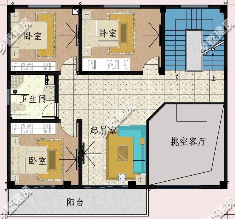 在村里36万盖了一栋三层新别墅, 把邻居他们都羡慕坏了