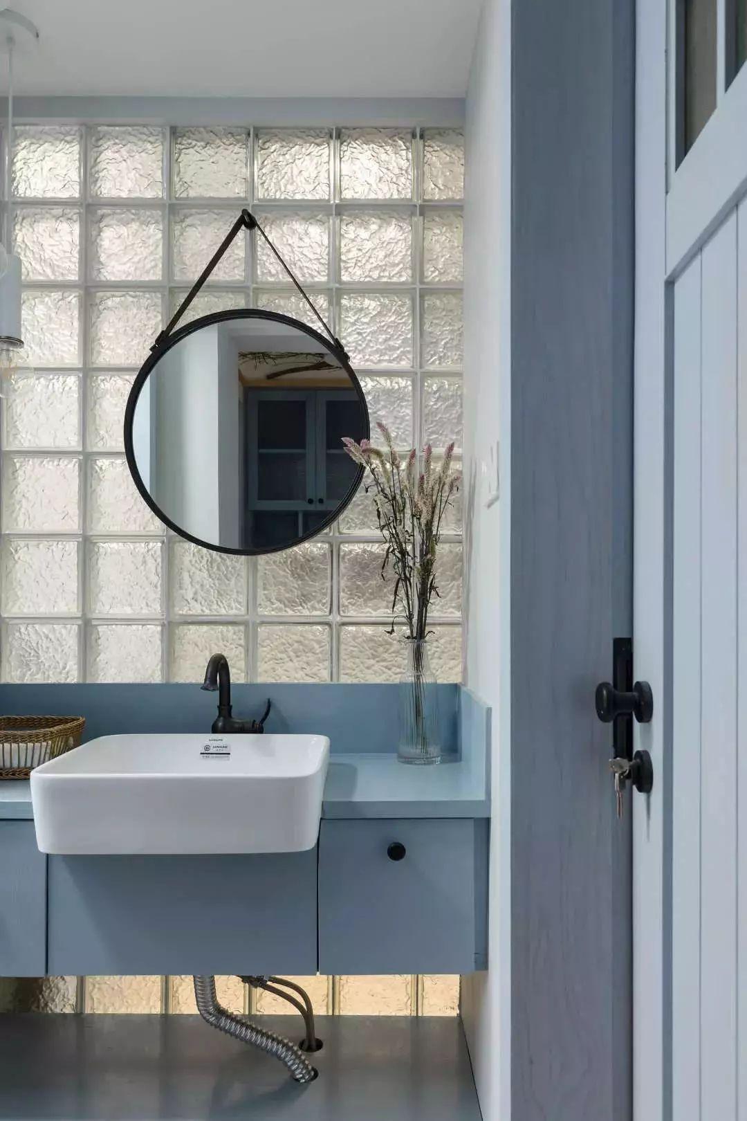 70㎡蓝灰色家居空间，真美!