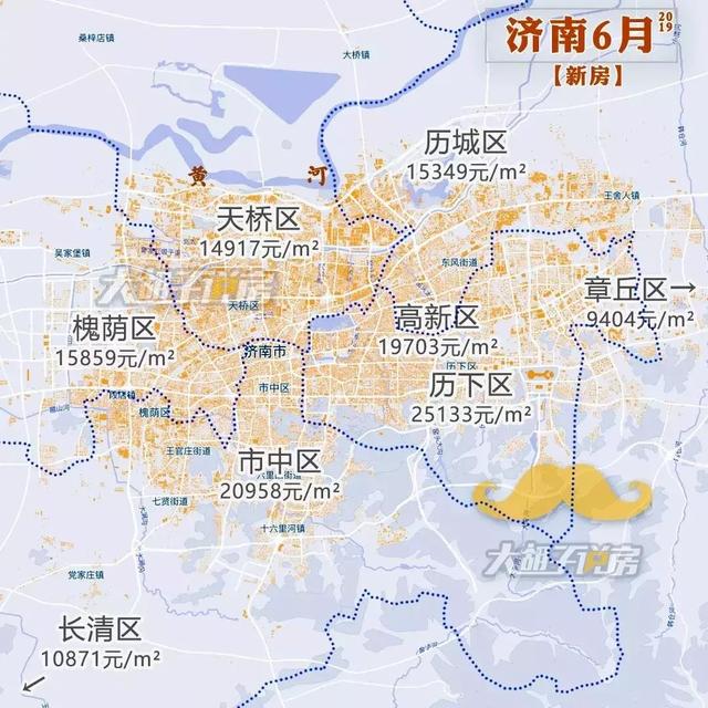 全国25个重点城市及大湾区6月份「二手房」均价图出炉