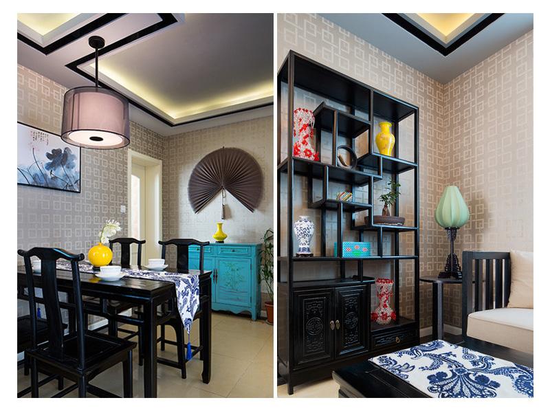 80平新中式装修出了名, 邻居都说第一次见这么有品位的装修!