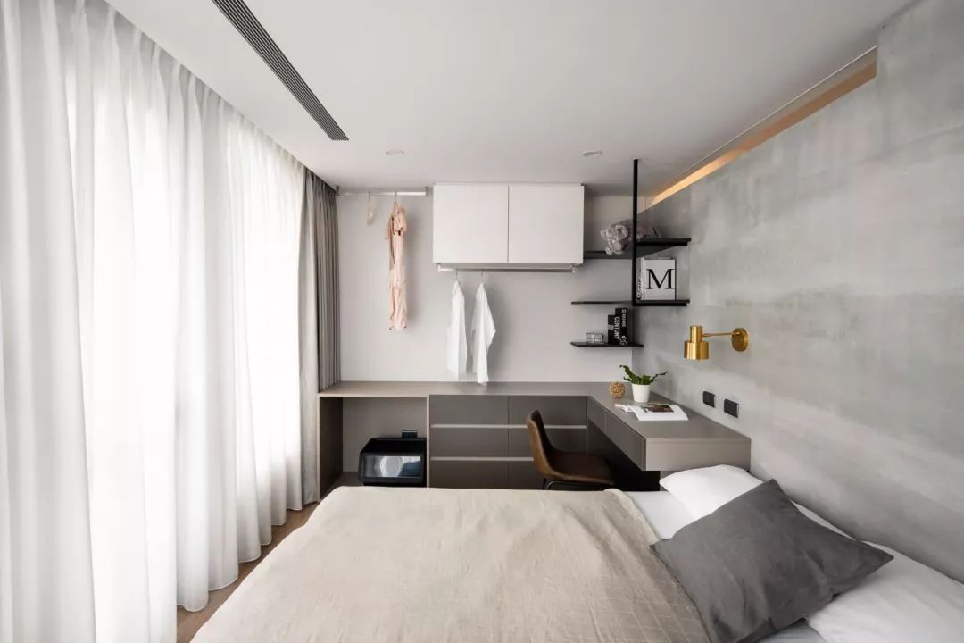50㎡一厅一室，年轻人喜欢的水泥质，简单舒适