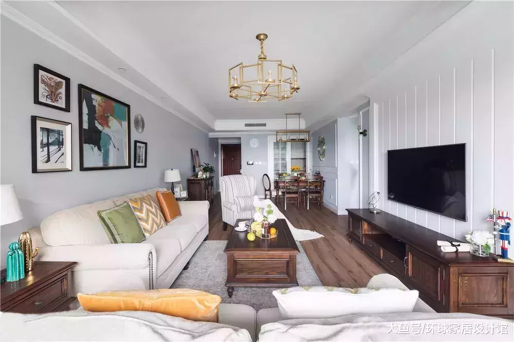 新家顏值開掛，128㎡配色溫暖，榻榻米兒童房最實用！