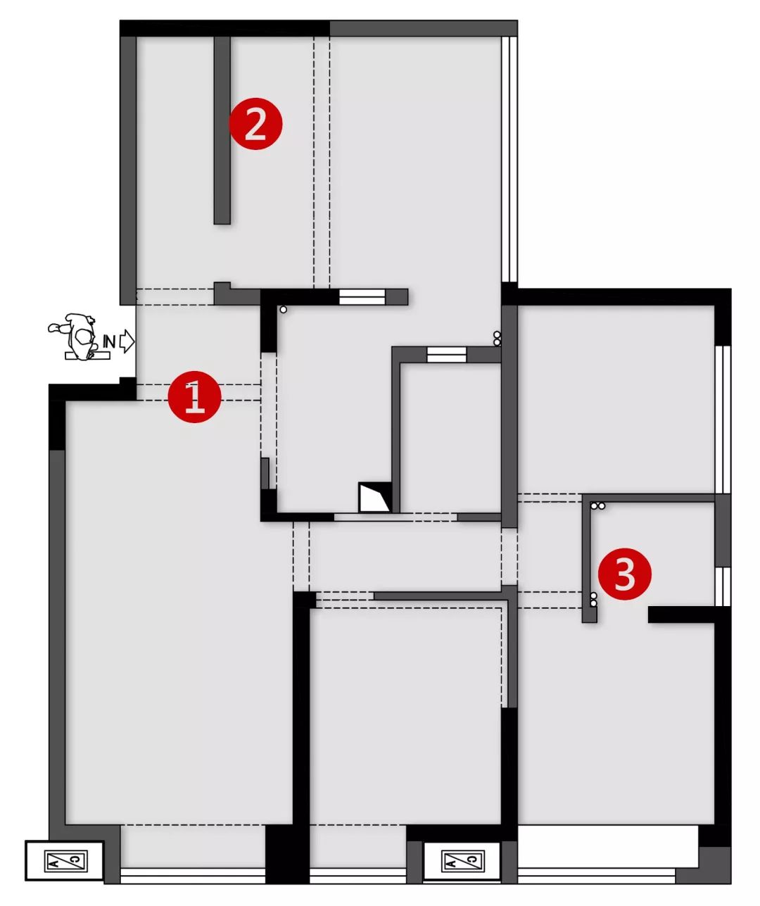 98㎡北欧轻奢，极简风要档次感，这样搭配很自然！
