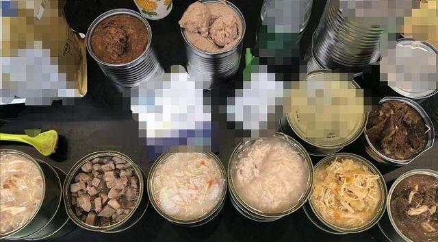 国产猫狗罐头骚套路，多加水，多加胶，磨的稀碎的猪肺淀粉当肉卖