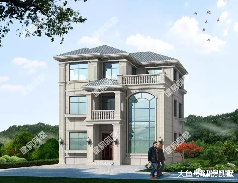 3栋开间10-11米之间的自建房，其中两栋复式楼，配落地窗