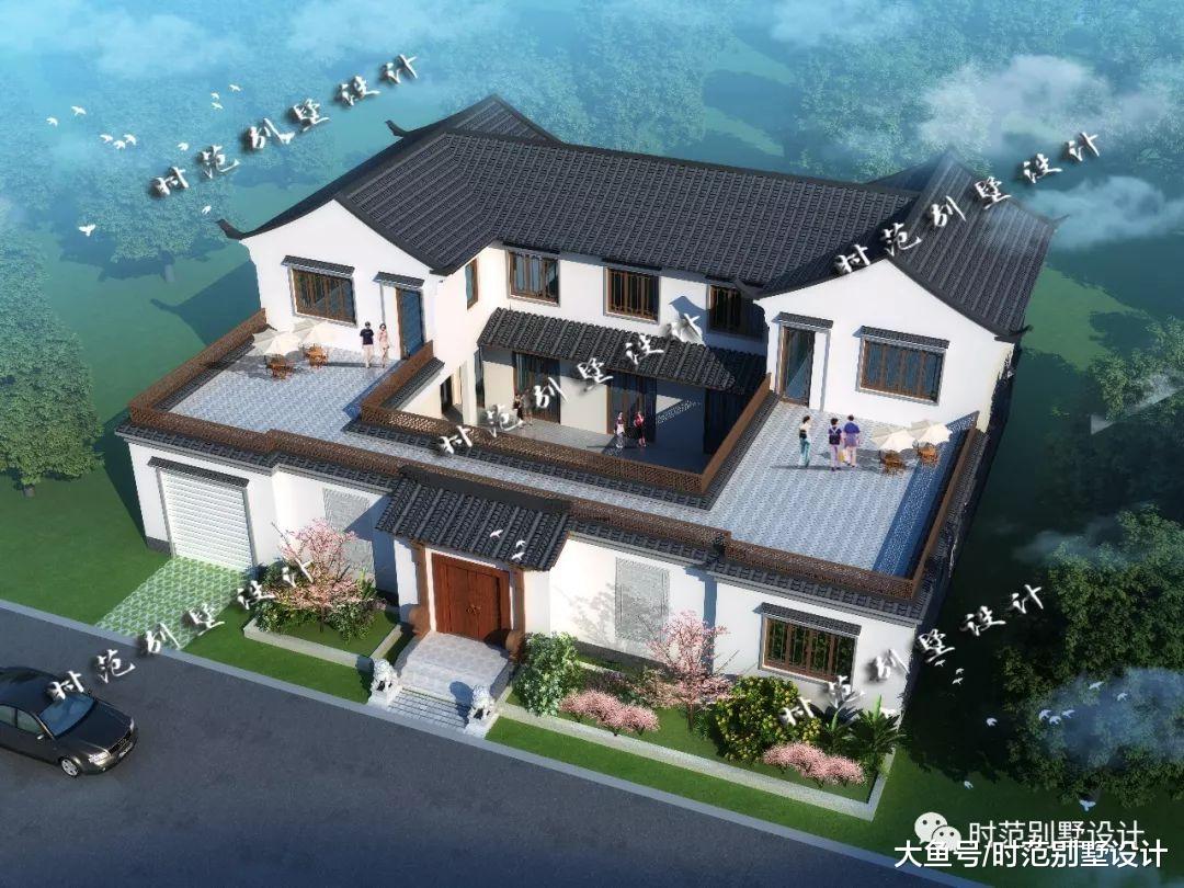 如果你想经营民宿，这款中式别墅是最好的选择，自己养老还能赚钱