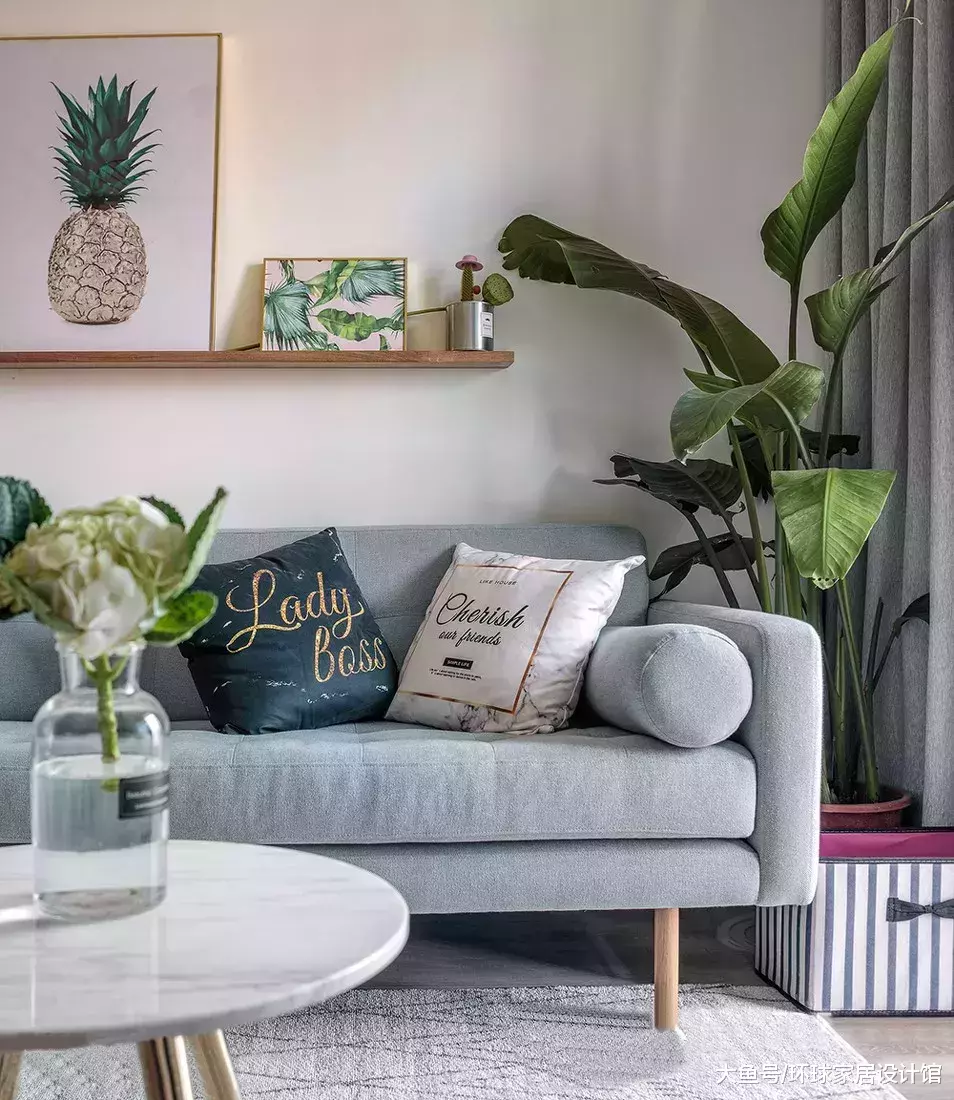 也太好看了吧！114㎡北歐3室2廳，餐廳卡座我給100分！