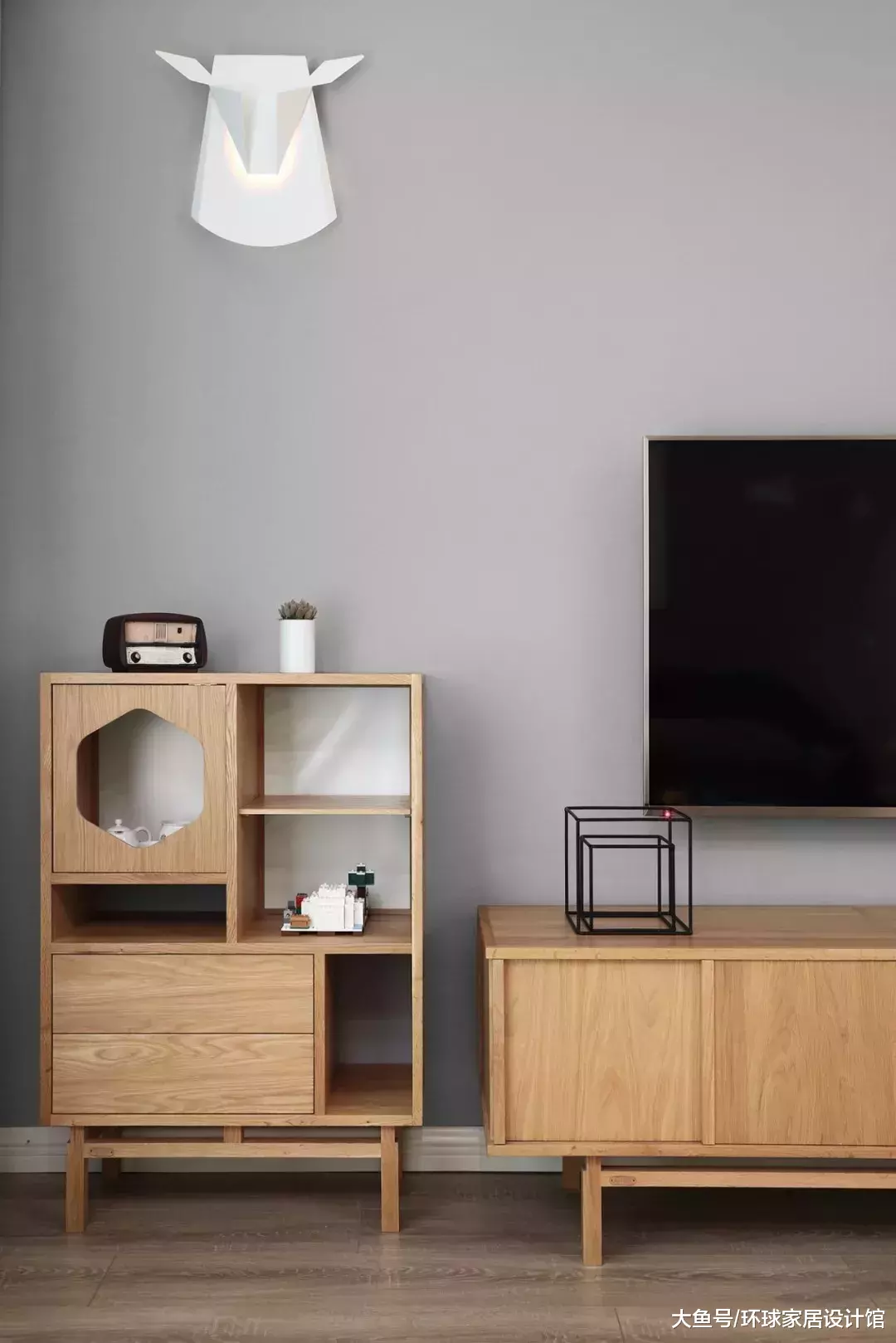 也太高级了吧！100㎡北欧三居，U型厨房是我的最爱！