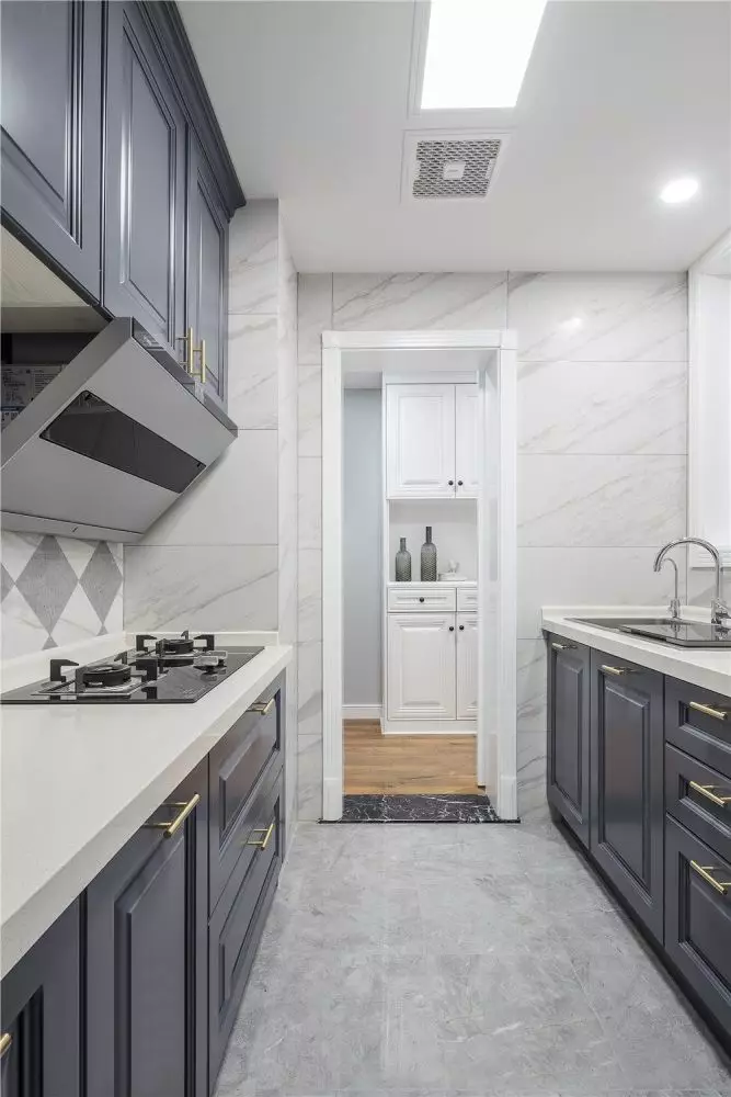 116㎡简约美式风三居室，注重实用的同时设计也很美！