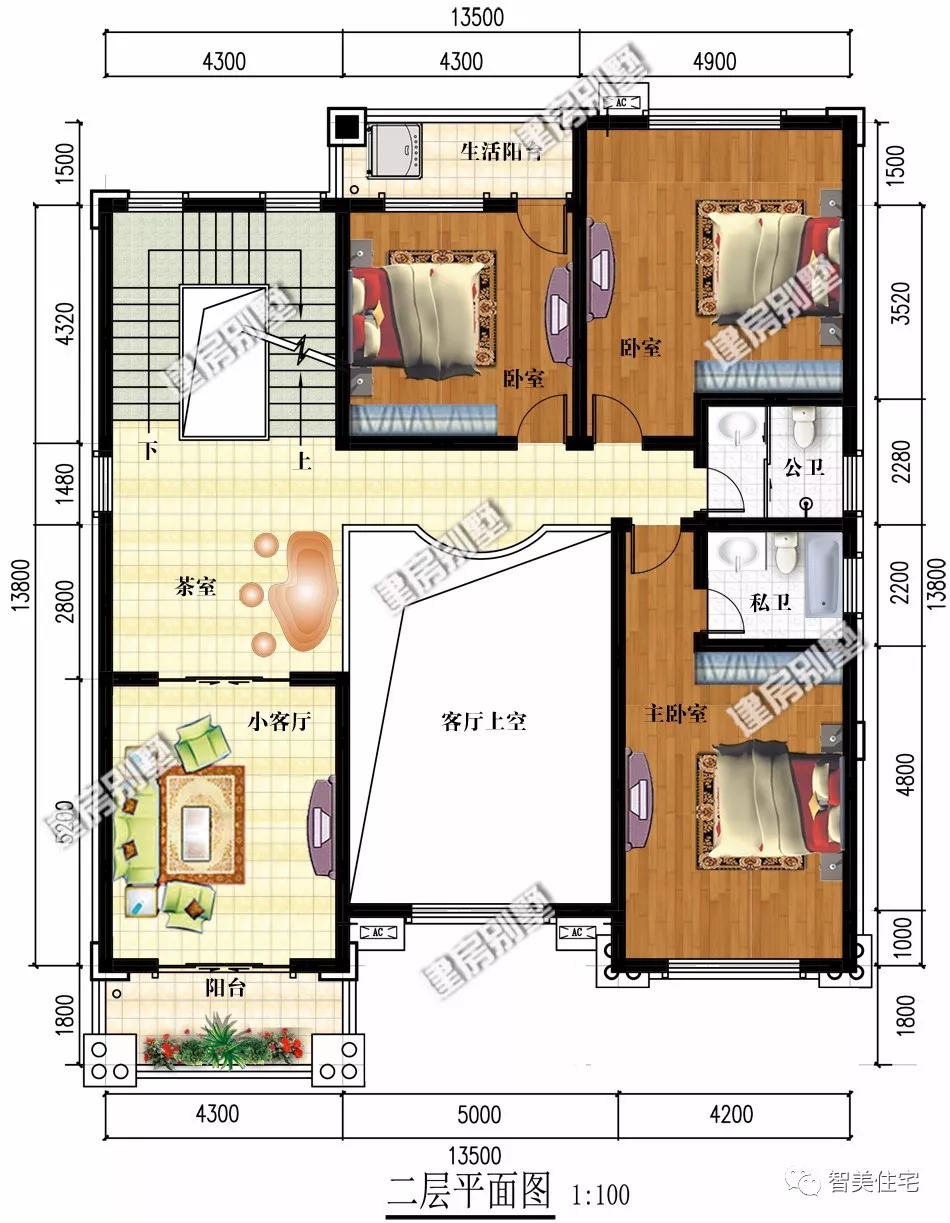 6款欧式风格的农村豪宅，造型相似，50来万就能建一栋