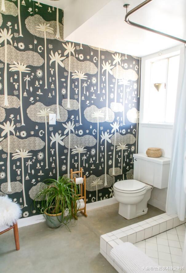 卫生间不用墙砖, 厨房家具全白色, 表姐合肥110㎡新房, 设计真大胆!