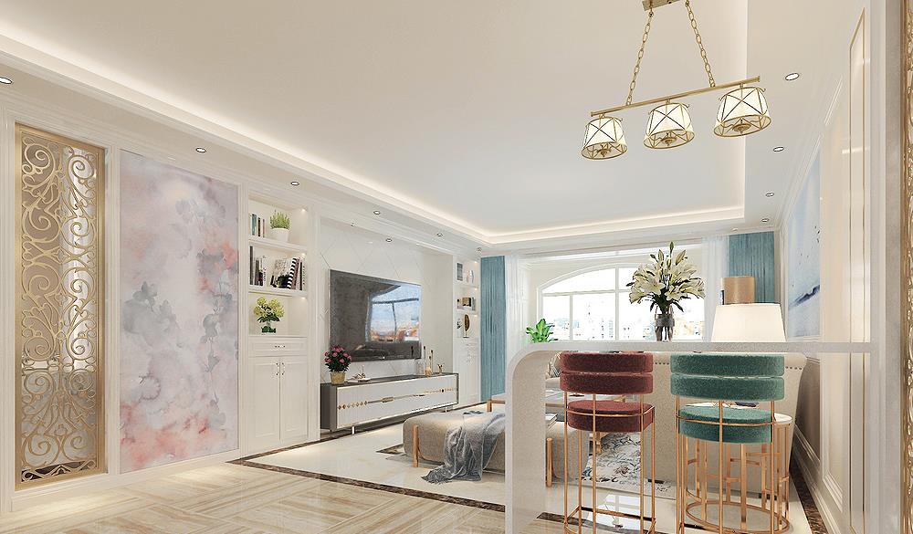 150平米现代欧式风格，玄关设计舒适大气-上品美舍