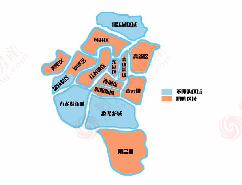 南昌不限购区最新房价大汇总 九龙湖已高攀不起