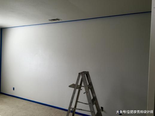 别再给家里刷大白墙了！用胶带自己动手刷分色墙，压根不用请师傅