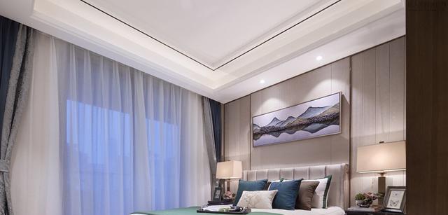 138平新中式三居，一抹中国蓝，惊艳了整个家