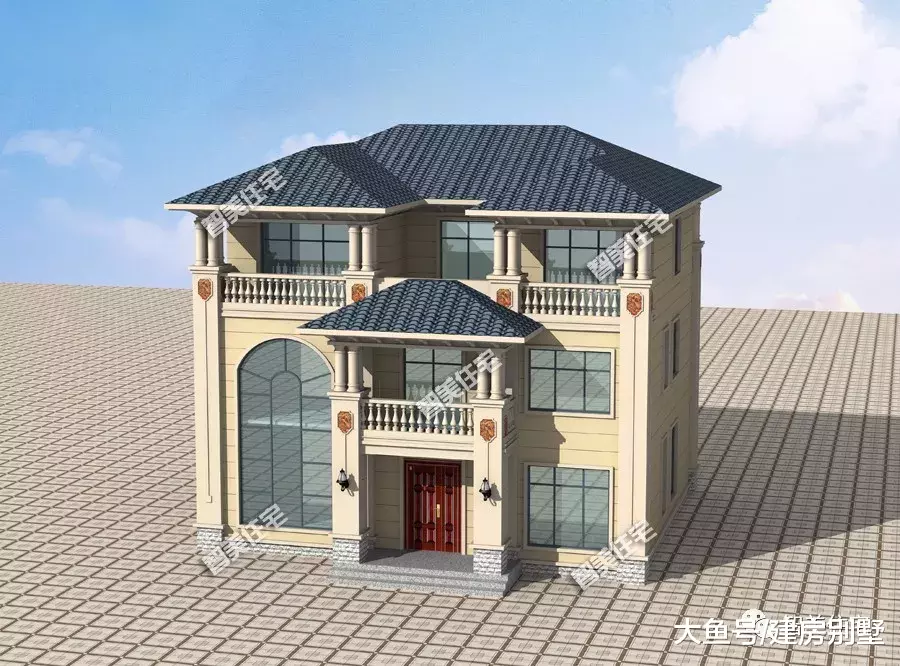 两栋面宽为13米，欧式外观设计的自建房，30-35万左右拿下