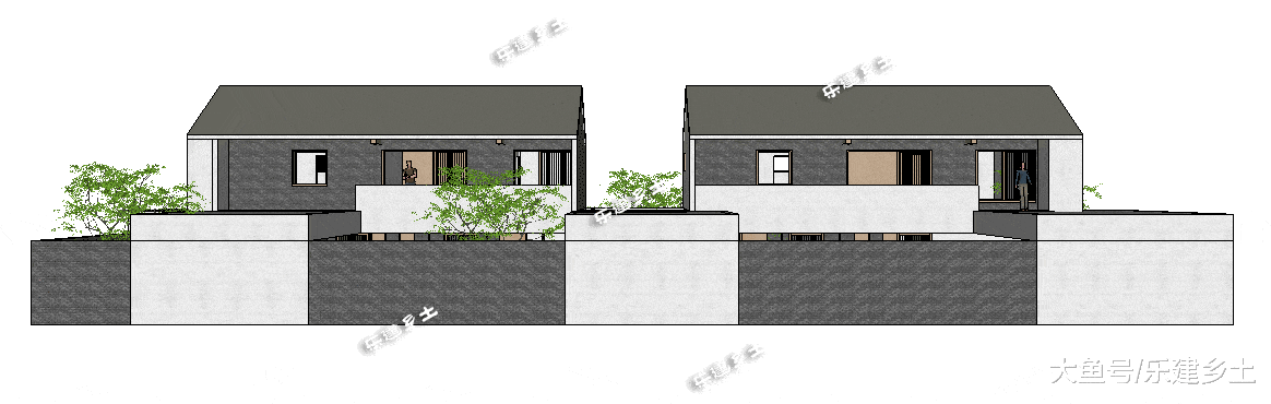 多露台, 多庭院, 优雅简约现代民宅方案设计