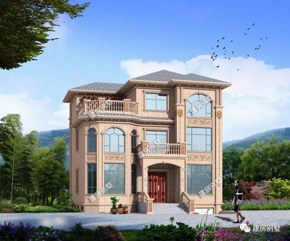 两栋面宽11米多的四层自建房，第一栋带地下室，主体50万