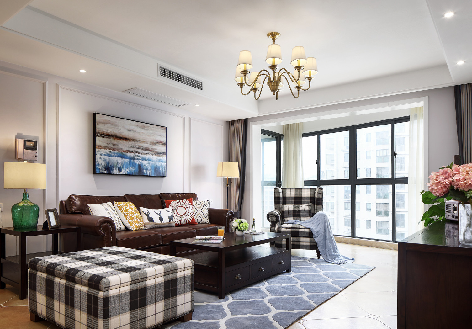 轻美式风装修的三居室，越看越耐看，以后买了房就这样装！