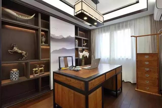 30万打造轻奢典雅的新中式之家，主卧异形吊顶被夸上了天！