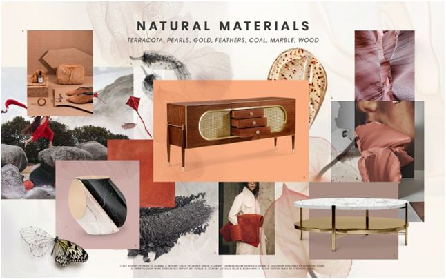 2019春季室内装饰趋势：中世纪现代风格+自然材料+中性色