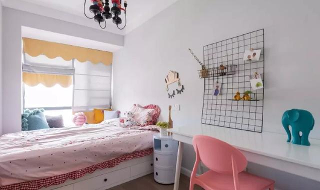 110平温馨三房, 巧用吧台做隔断, 漂亮又实用!