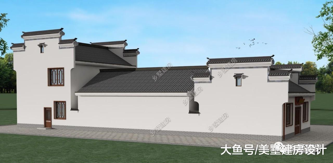 带书院的农村四合院别墅，你见过吗？家住商用两不误！