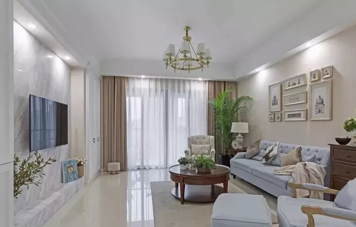 休闲美式新房装修图，简单的配色，却勾勒出温和的一个家！