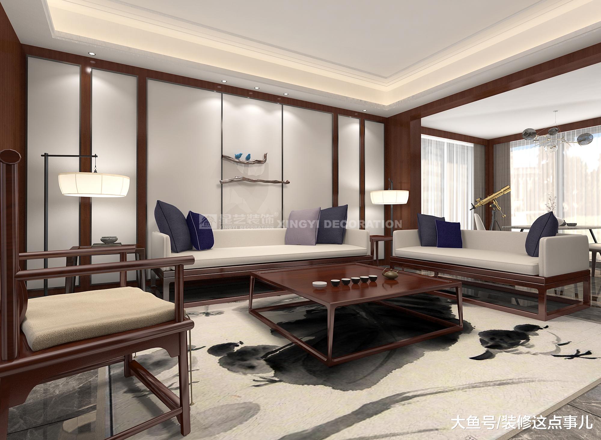 想要新中式沙发背景墙更出众，这三种方案你可以借鉴下！