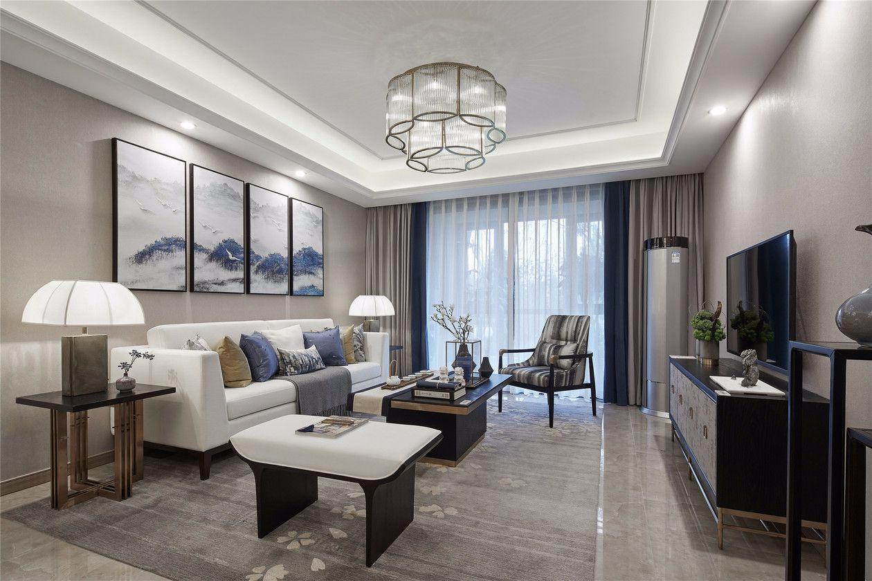 97平新中式风格-书香茶韵, 素雅居室