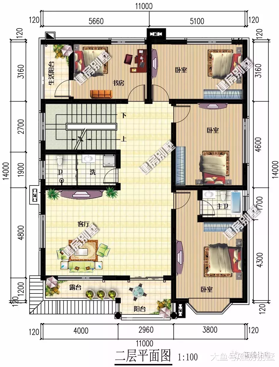开间11米多的自建房，第一栋带车库，第二栋各方面都近乎完美