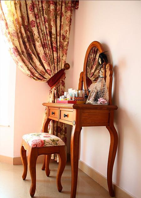 老公給我準備的婚房 碎花布藝打造簡歐風格 迷死人的客廳設計