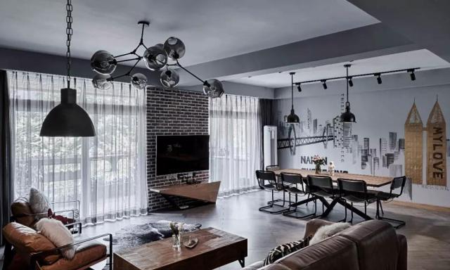 帅气小哥的152㎡工业风新家，原生态设计，超有范！