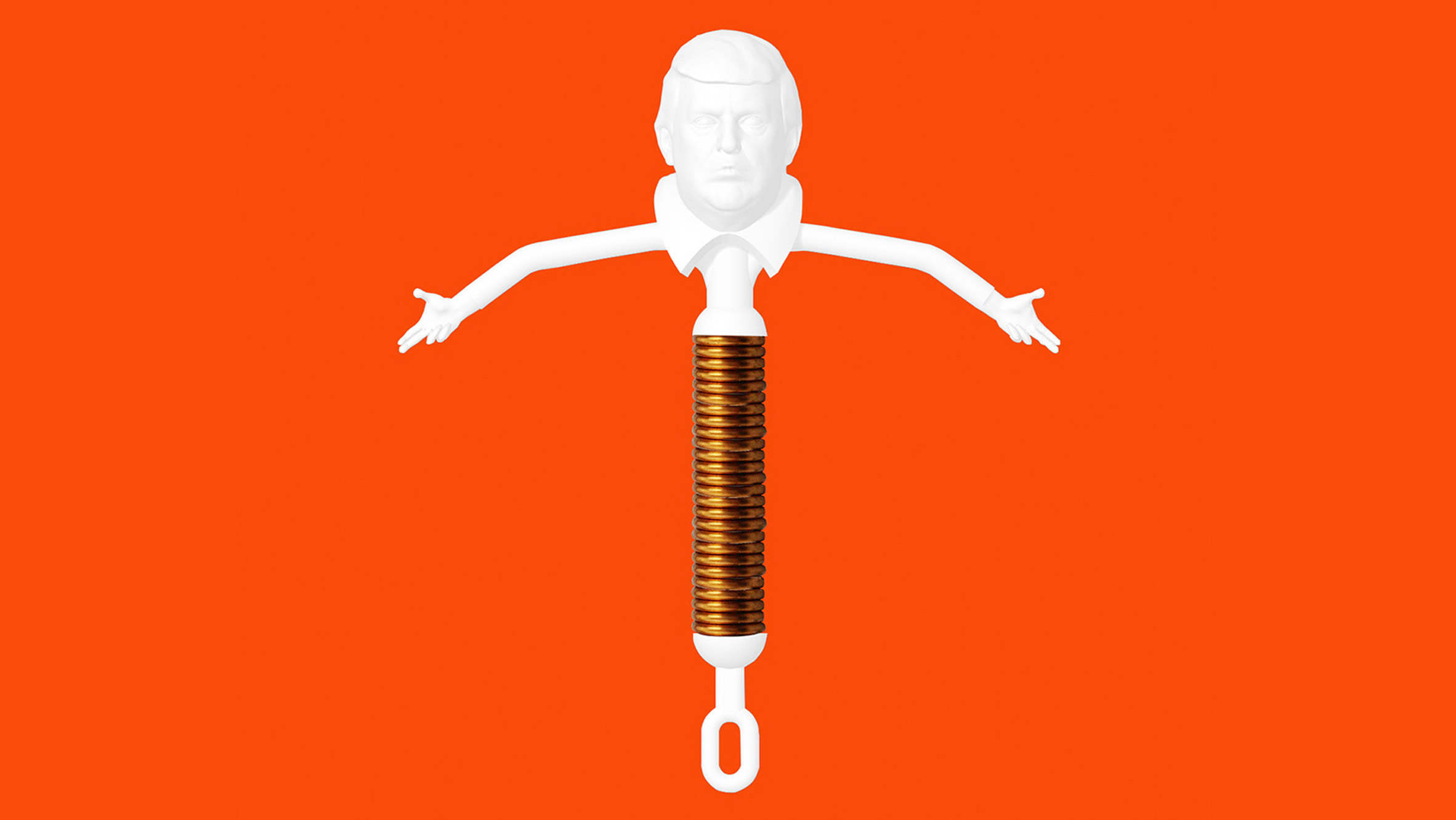 美国人风骚一时最爱的川普避孕环