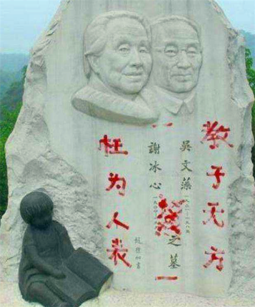 冰心去世后，她孙子为何在墓碑上写“教子无方，枉为人表”8个字