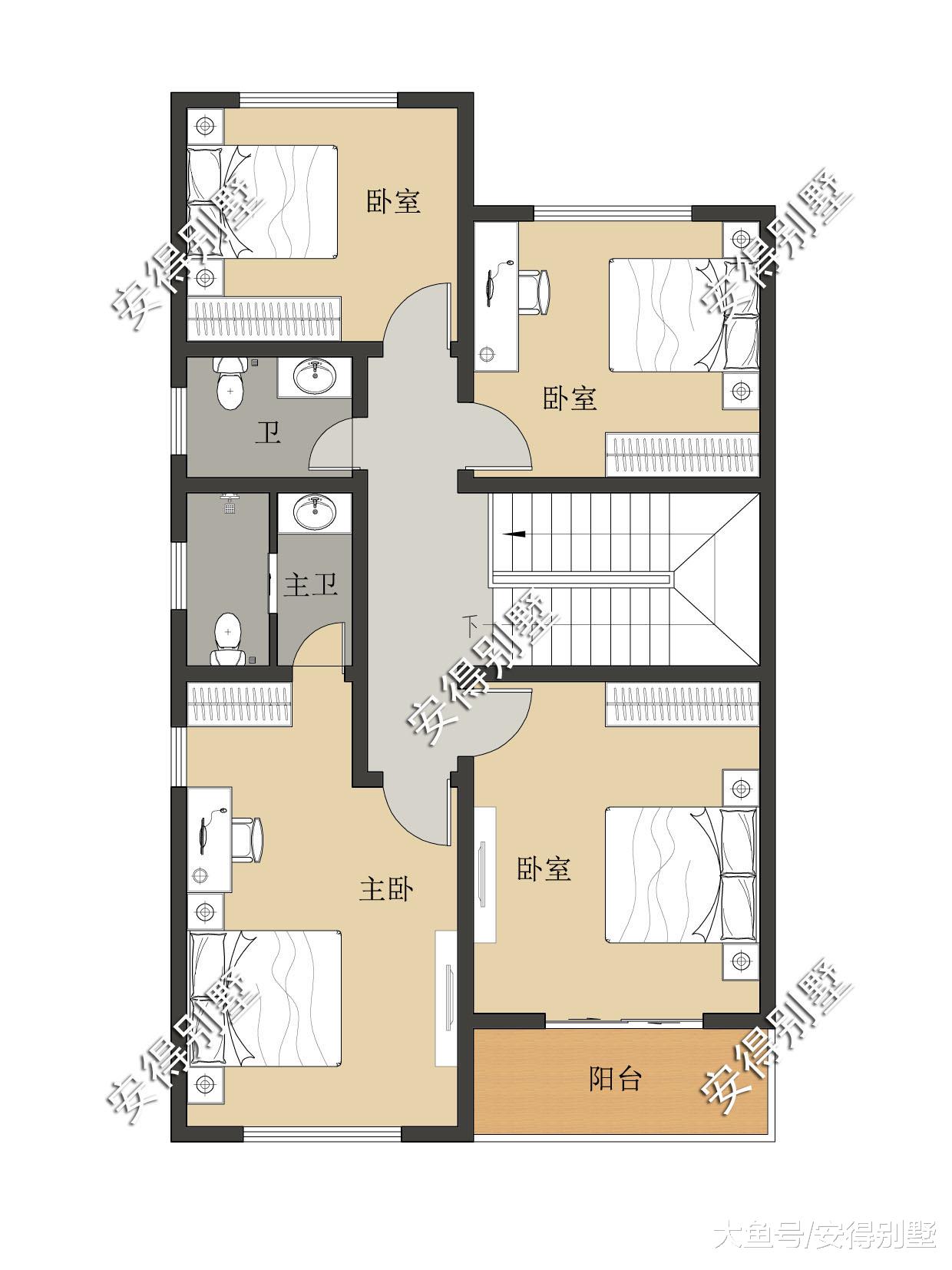 担心建房子钱不够？看看这个小面积现代别墅，自带小院，经济实惠
