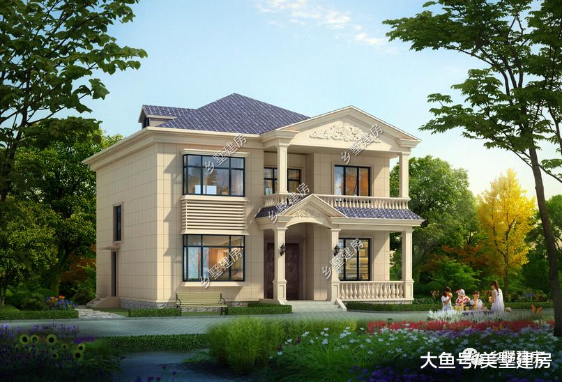 11x12米二层网红别墅，最低造价25万，村里人人都夸漂亮！