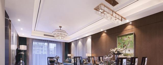 138平新中式三居，一抹中国蓝，惊艳了整个家