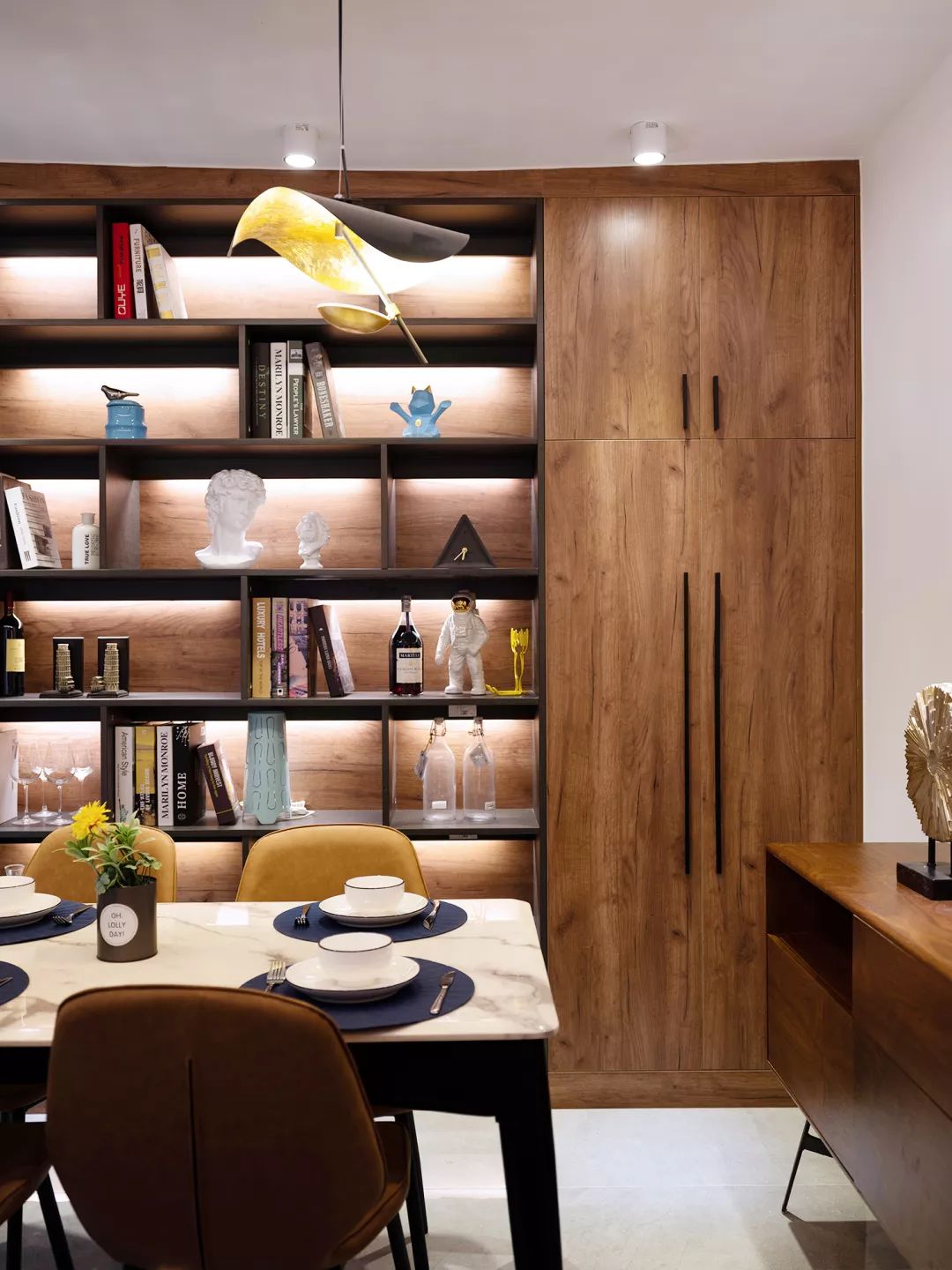 92㎡现代轻奢，旧房改造得好，生活品质有提高