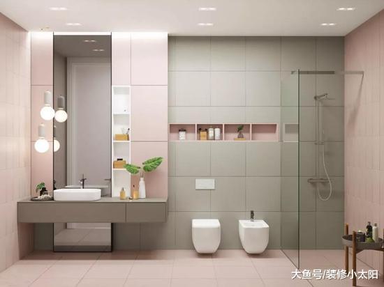 头次见有钱人卫生间不装置物架，如今盛行装这种，后悔发现太晚了